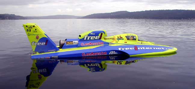 The Miss Freei hydroplane